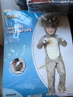 Spirit Roaring Triceratops Toddler Halloween Costume