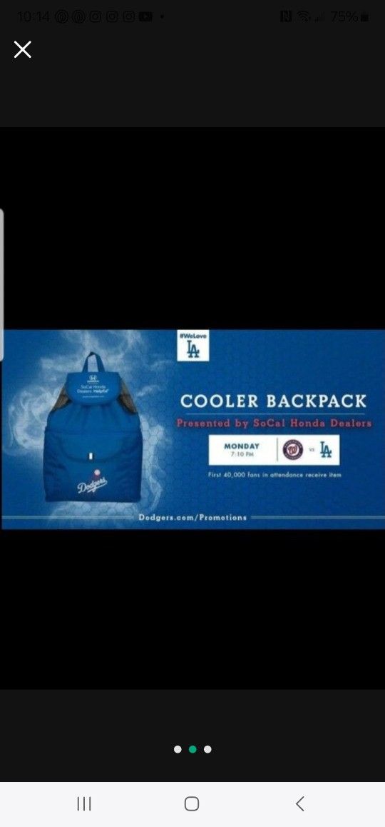 Dodgers Backpack