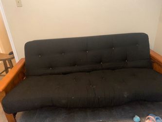 Futon Sofa Bed with Wood Frame