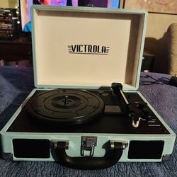 Victrola Bluetooth Portable Suitcase Record Player