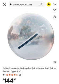 Inflatable Zorb Ball Walk on Water