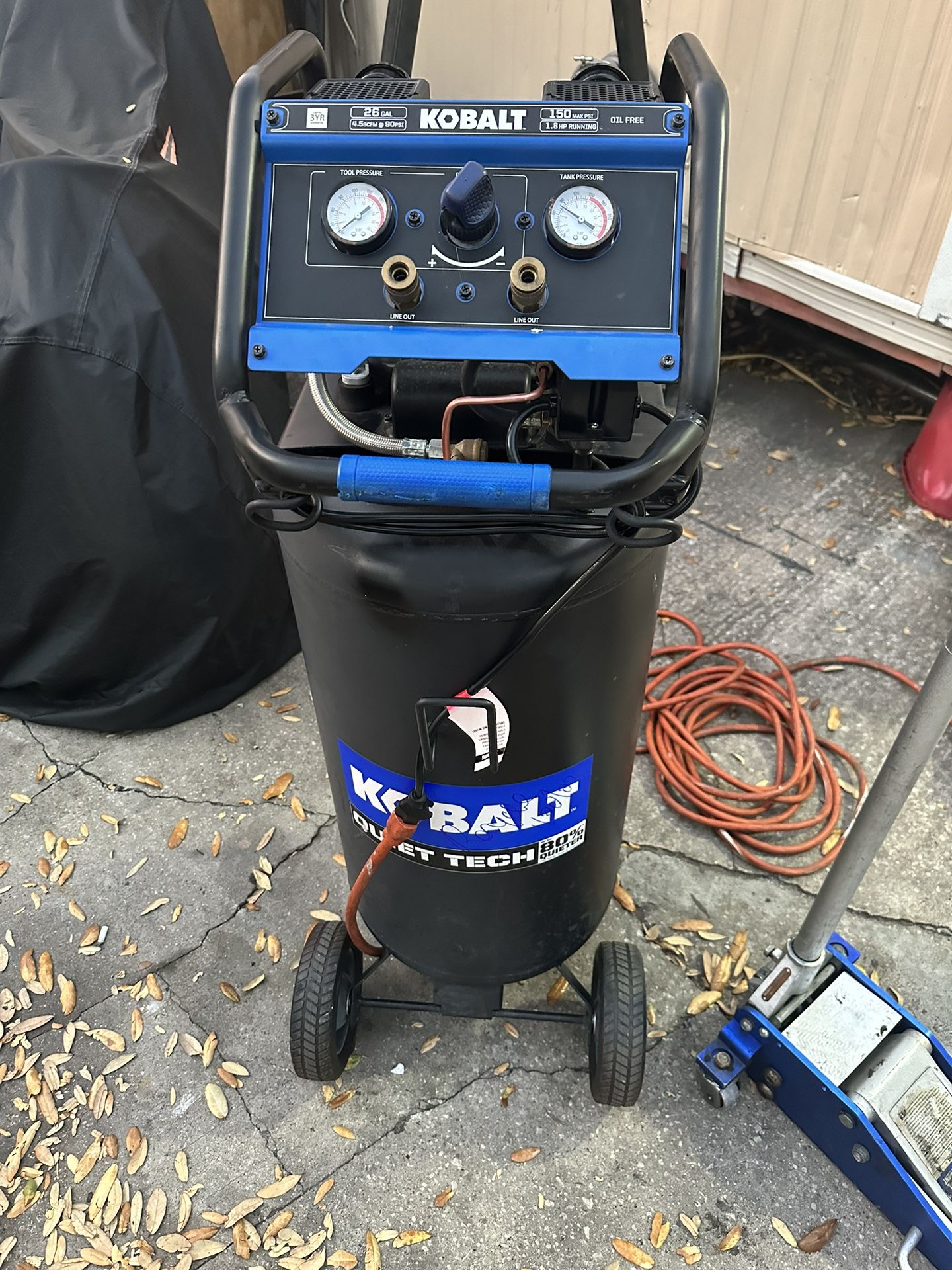 Kobalt Air Compressor Quiet Tech 26-Gallon