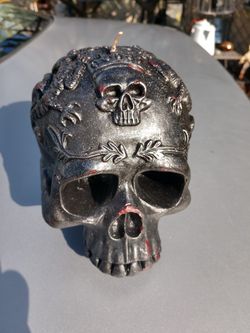 Wax Candle skull