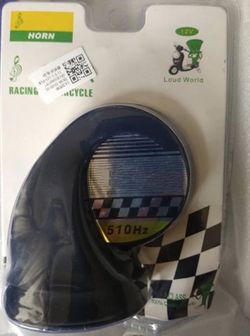 Universal Motorcycle Snail Horn