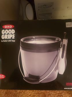Ice Bucket with Tongs