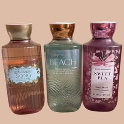 New BBW body washes