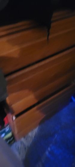 Wood dresser about  5ft