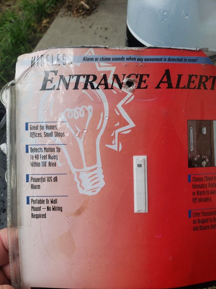 Entrance Alert/Alarm Wieless NEW