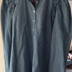 Denim blouse