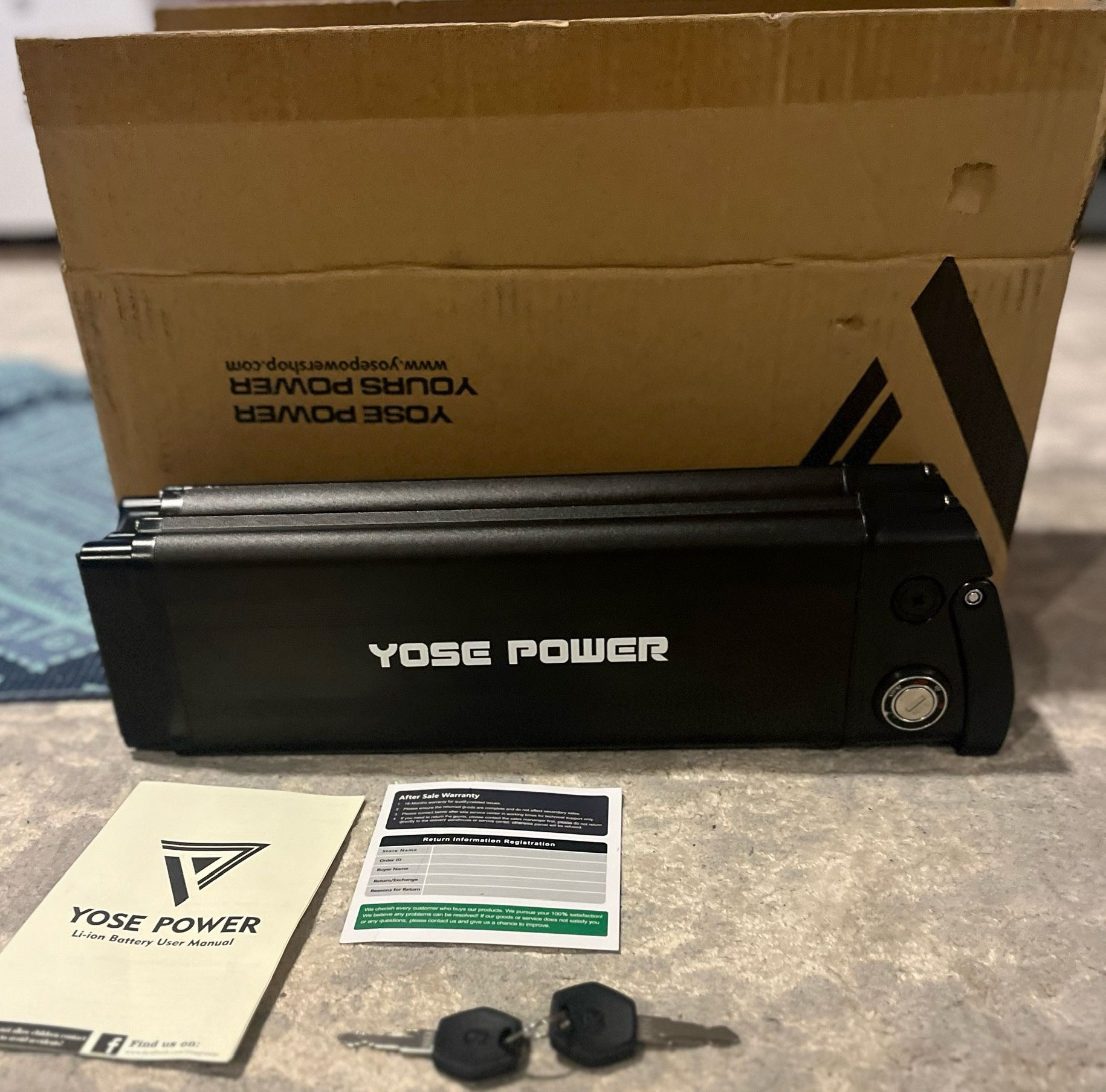 Brand New Yose Power E-bike Battery 