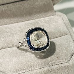 925 Silver Vintage Art Deco Ring