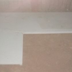 White Quartz Counter Top Ready For Installl. Over 1000 Value