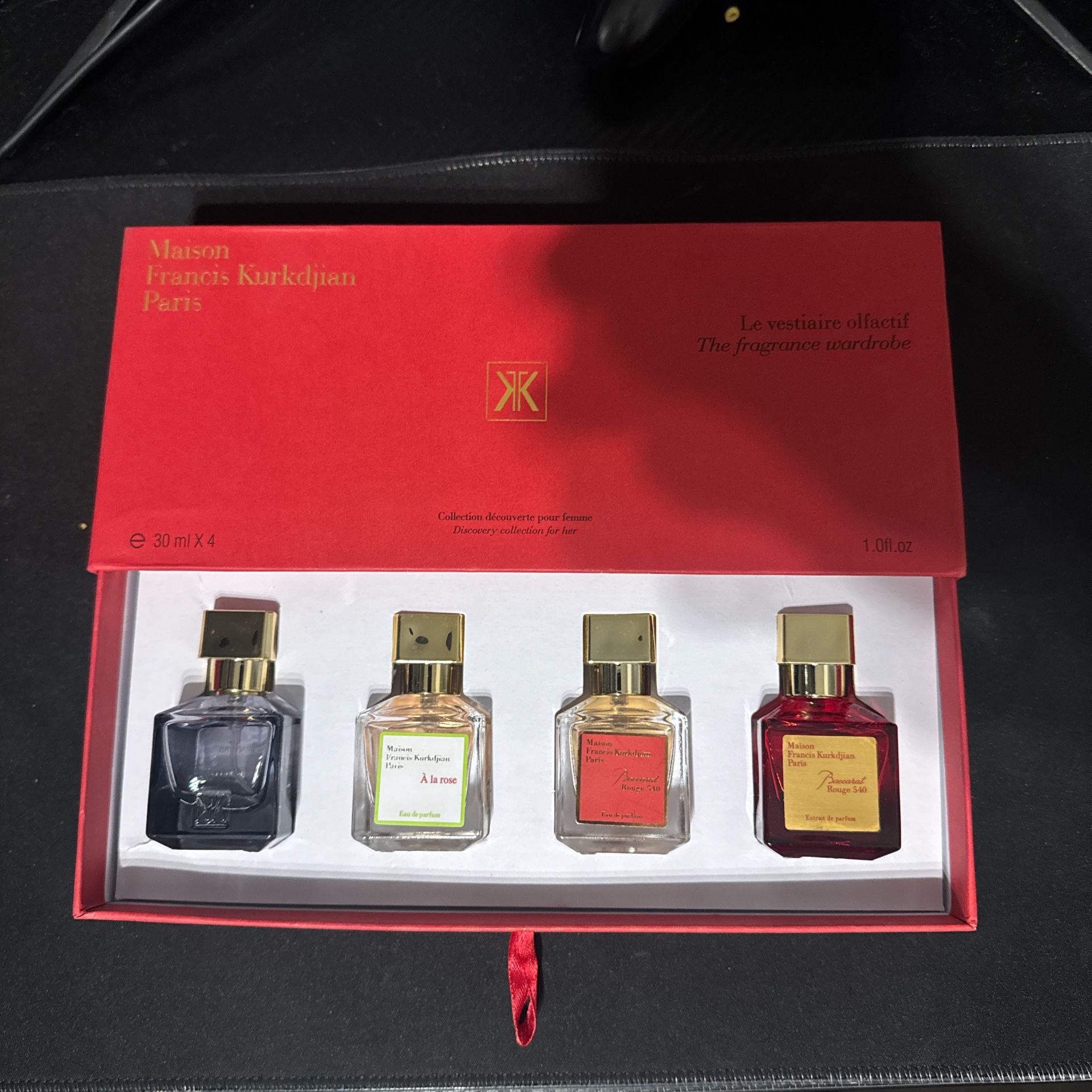 Maison Francis Kurkdjian Paris Baccarat rouge perfume 4 bottle