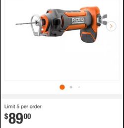 RIDGID Cordless Reciprocating Saw