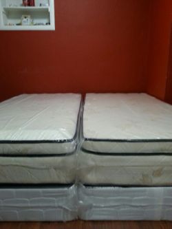 2twin new pillow top beds can deliver