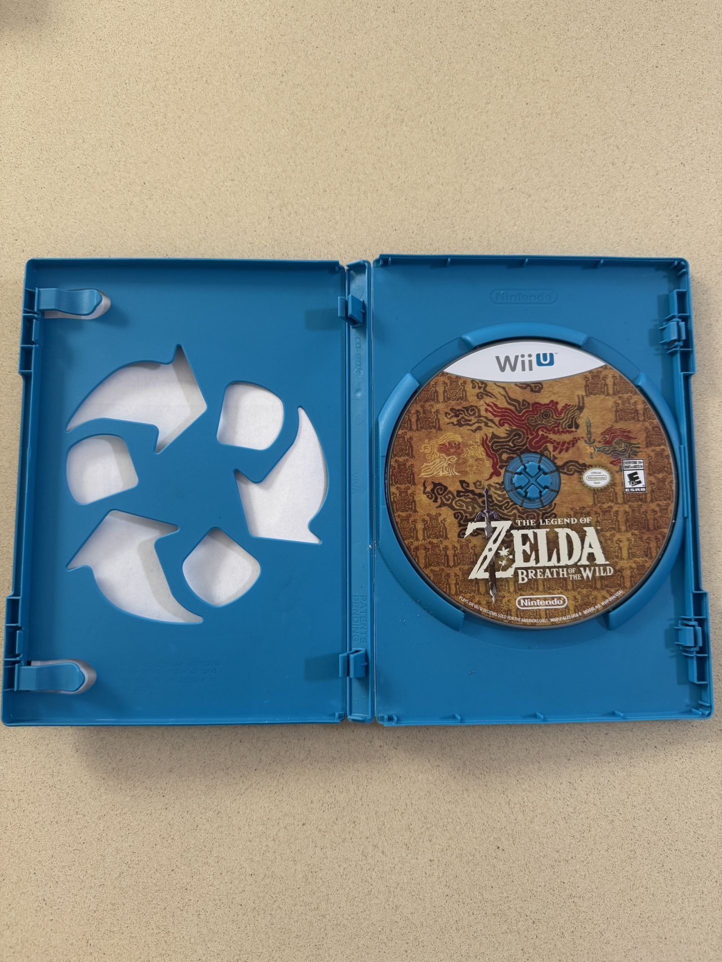 The Legend of Zelda: Breath of the Wild (Wii U, 2017) Disc + Case 💎 Pre-Owned