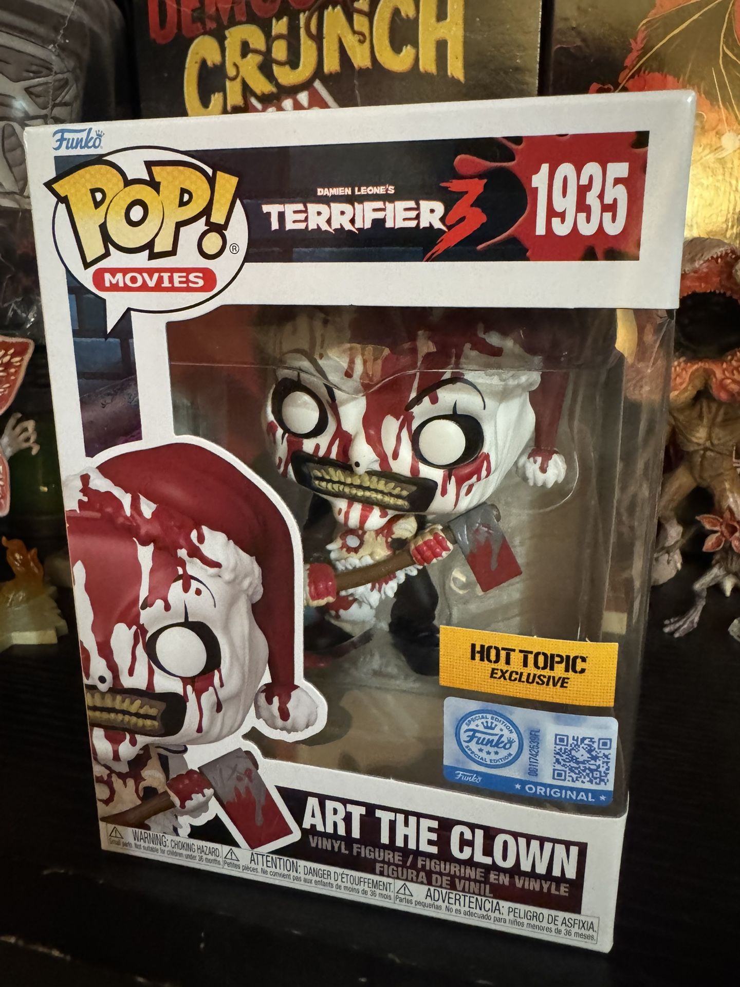 Terrifier 3 Funko pop Hot topic exclusive