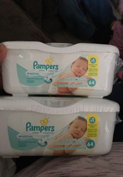 Brand new pampers wipes