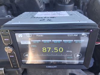 Cosept Double din ,USB, rear cam ,working