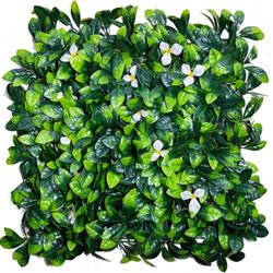1PC 20" Green Boxwood Grass Plant Wall & Privacy Screen Panels