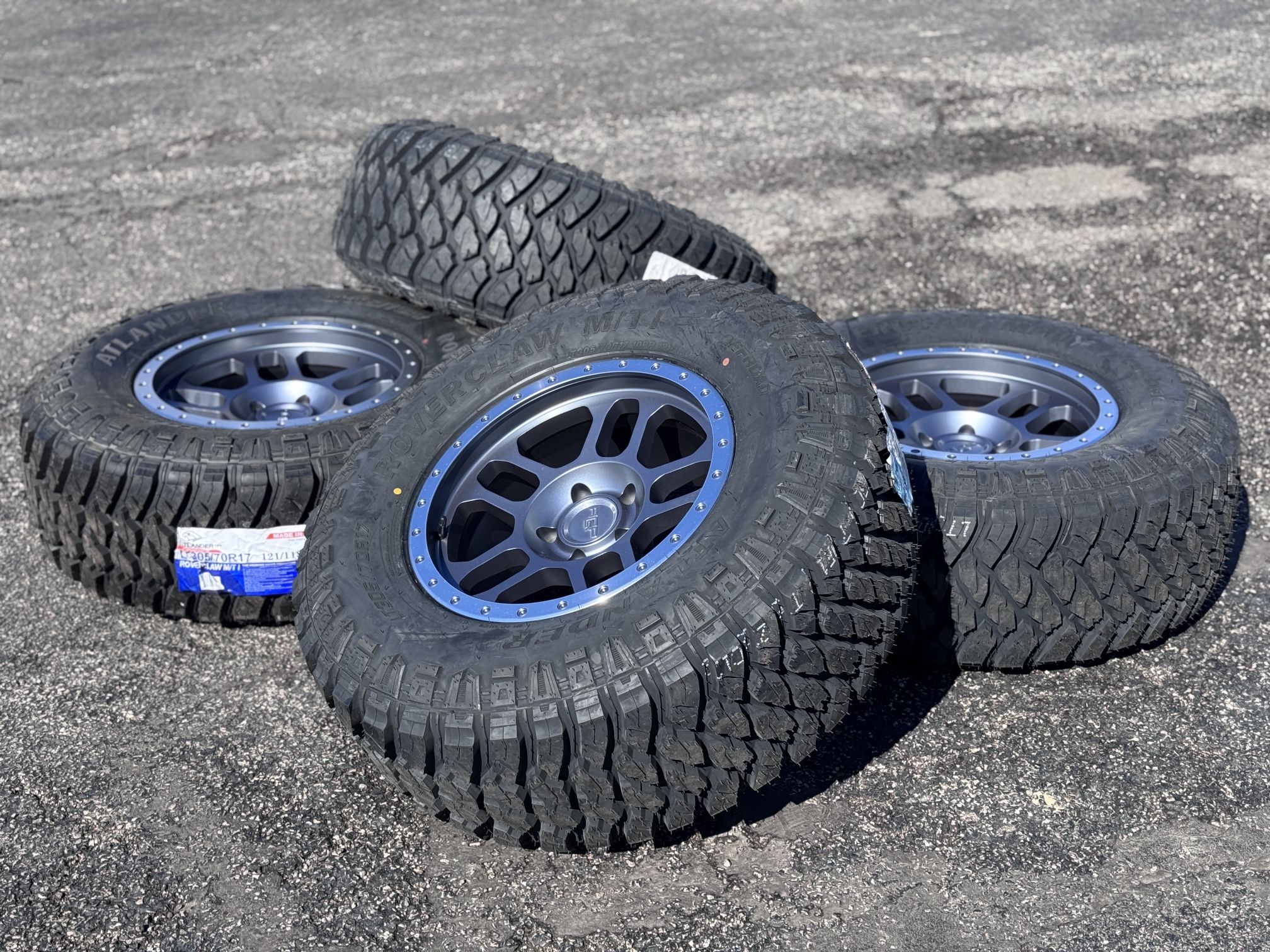 17" Jeep Wheels and Tires Rubicon JK JL Gladiator Wrangler