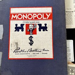 Collectable 1946-51 Monopoly Game With Board 