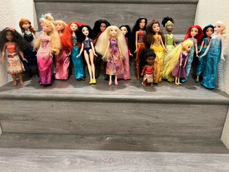 Disney princess girl doll bundle everything for 30$!!