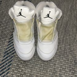 Jordan 5 White Metallic 