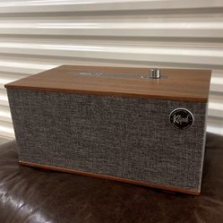 Klipsch The Three - Wireless Speaker with Google Assist (Walnut)