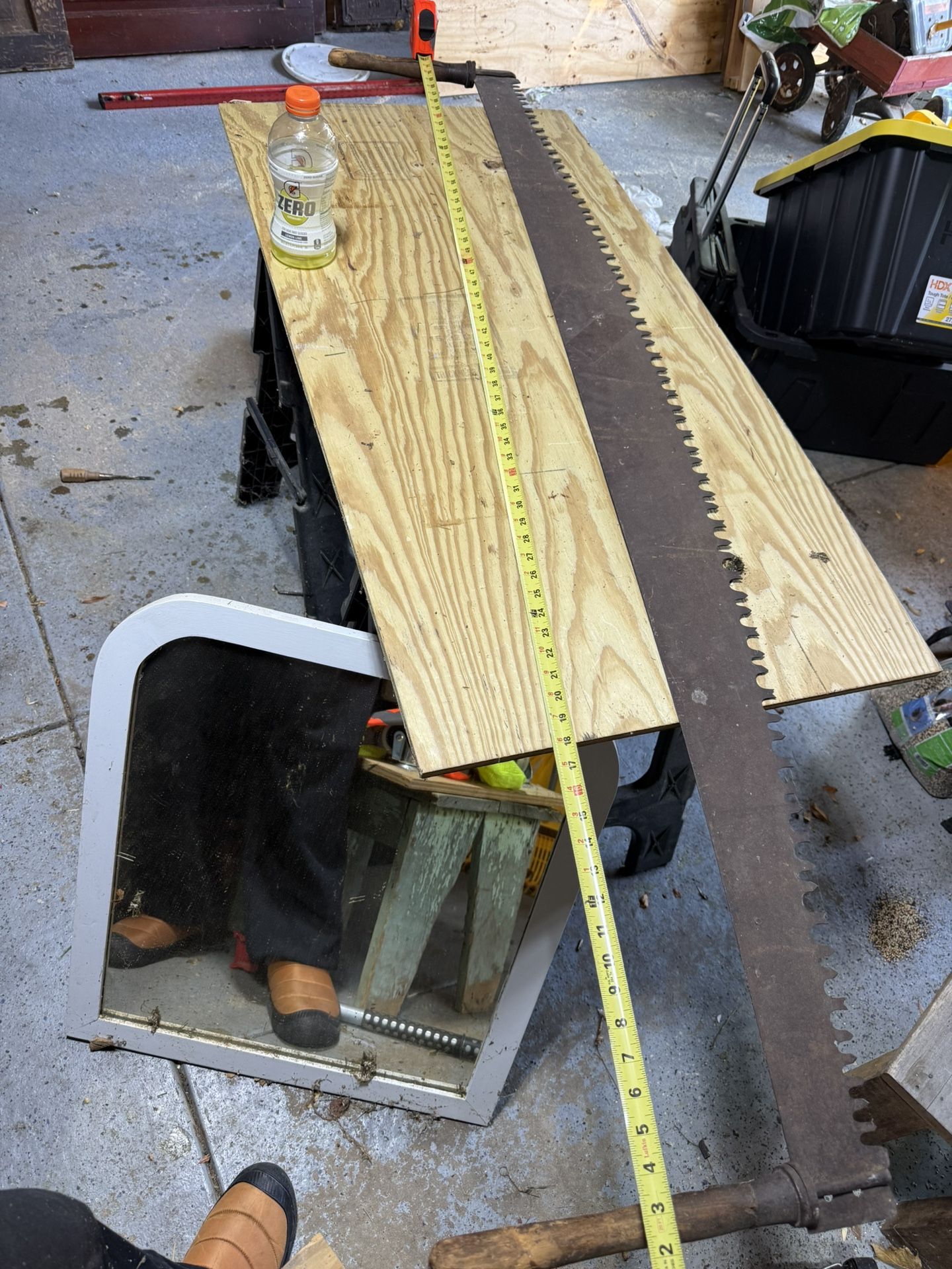 Antique 6 Foot2 Person Buck Saw