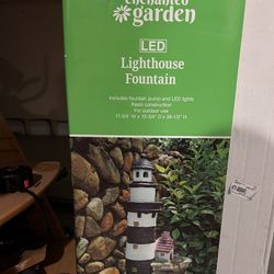 Lighthouse LED Fountain 