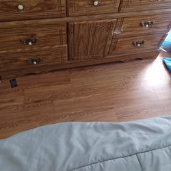 BROWN  DRESSER 