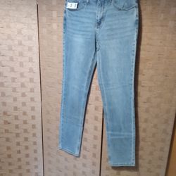 Light Blue RSQ Slim Straight Leg Jeans
