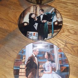 3-Gone With The Wind Collectors Plates