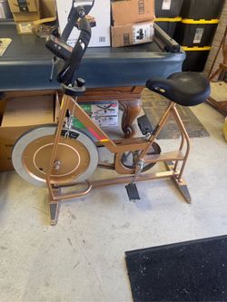 Vintage gold Schwinn Exercise Bike Stationary