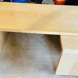 IKEA Malm desk with pull out panel