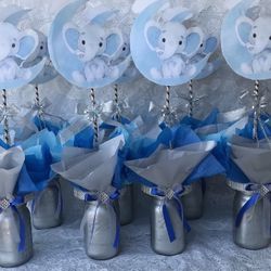 Elephant Baby Shower Centerpieces 