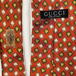 Vintage Gucci 100% Silk Tie 