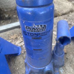 Bottle jack and stands
