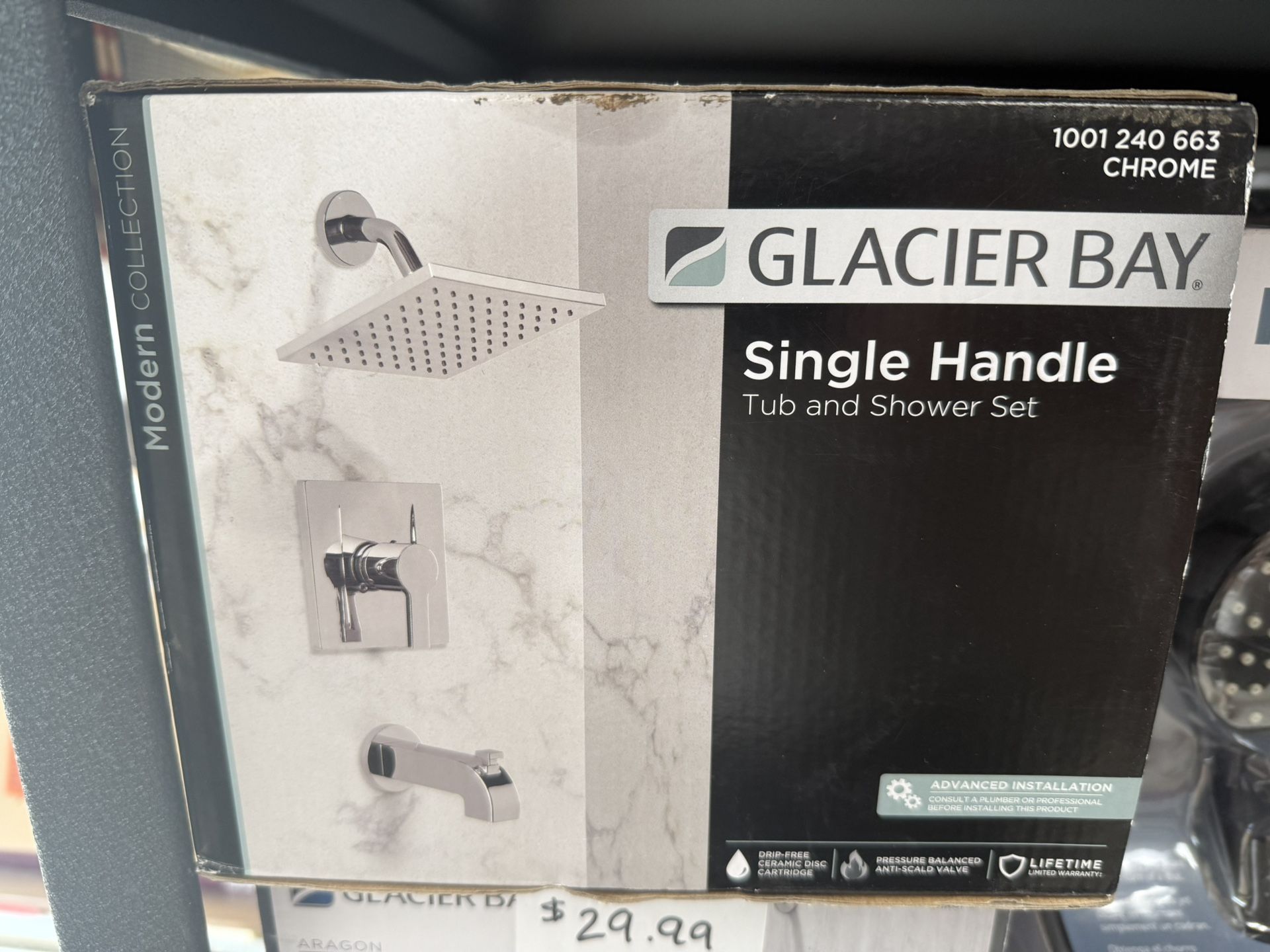 Glacier Bay Single Handle Run And Shower Set