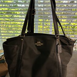 Barely Used Coach Diaper Bag And Wallet