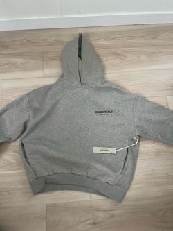 Fear of God Essentials Grey Pullover Hoodie
