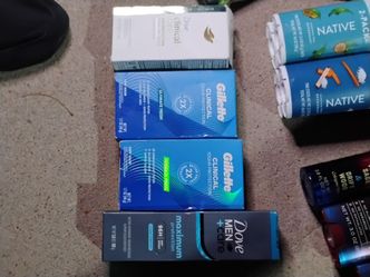 Mixed Deodorant Lot – Dove, Gillette, Native