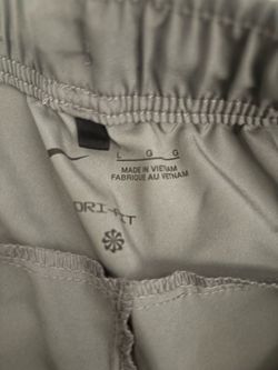 grey nike sweat pants dri fit size large