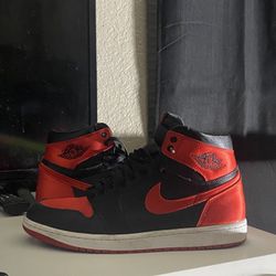 Jordan 1 Satin Bred Size 12 Women 10.5 Mens