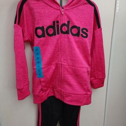 Adidas girls tracksuit