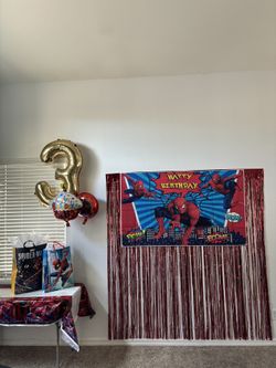 Spiderman Banner For Parties
