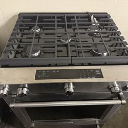 Kitchen aid stainless steel gas stove