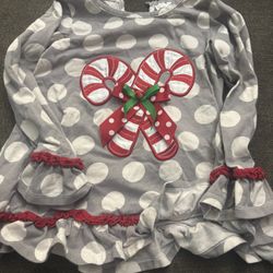 EUC 4T Candy Cane Tunic 