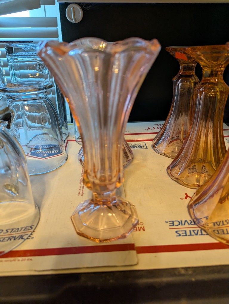 Fostoria Pink Vase